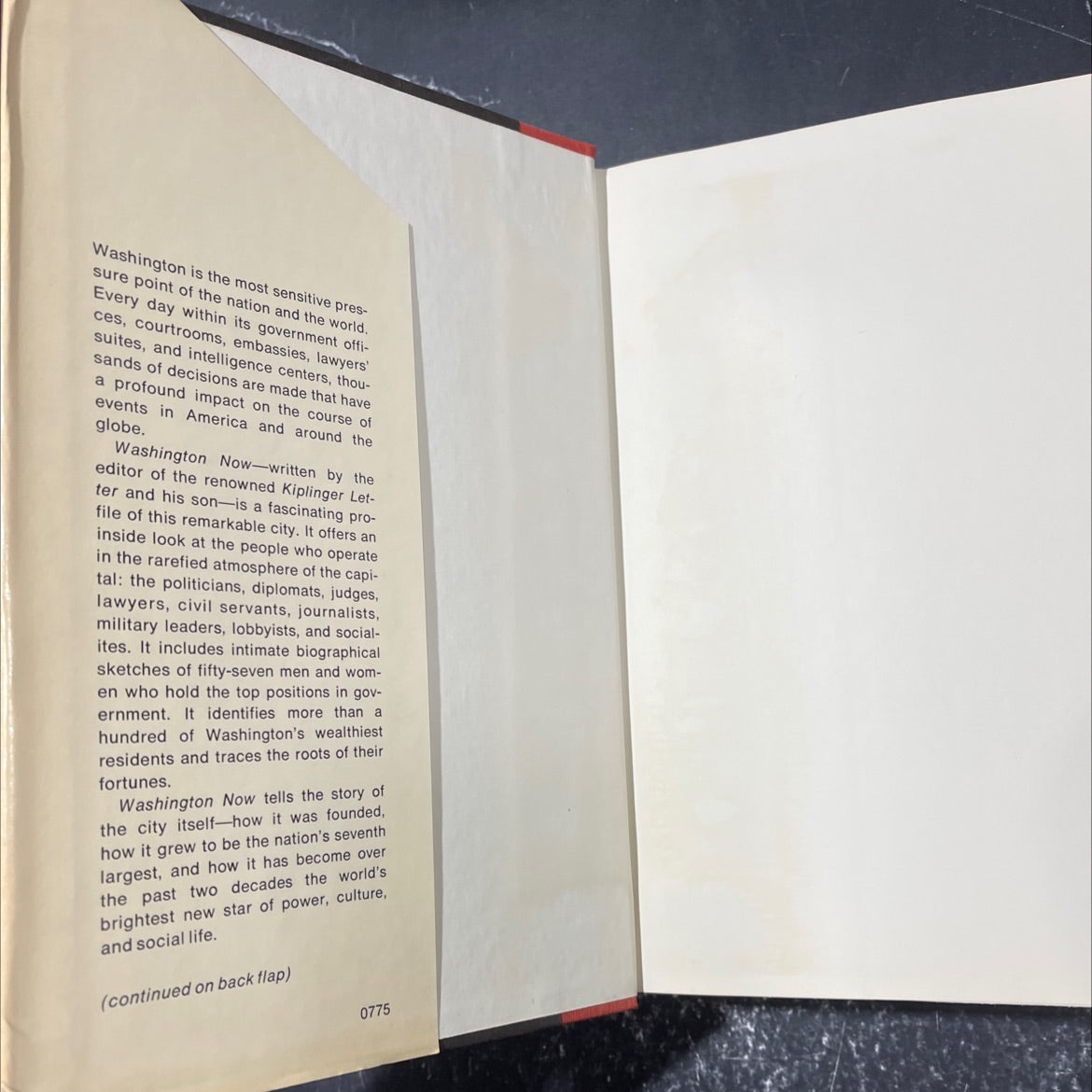 washington now book, by austin h. kiplinger, knight a. kiplinger, 1975 Hardcover image 4