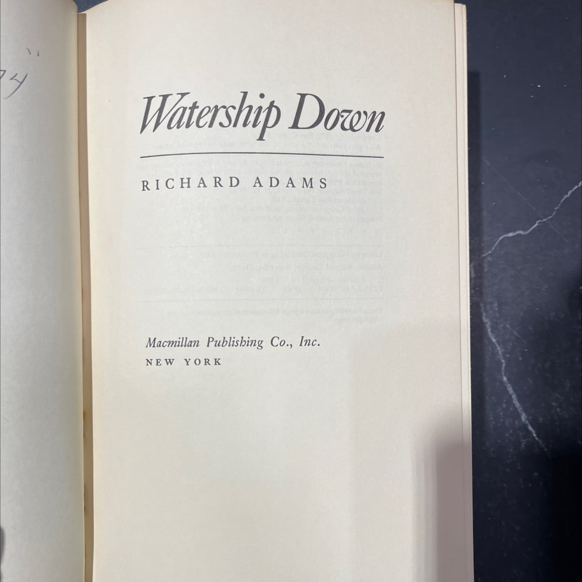 watership down book, by richard adams, 1972 Hardcover image 2