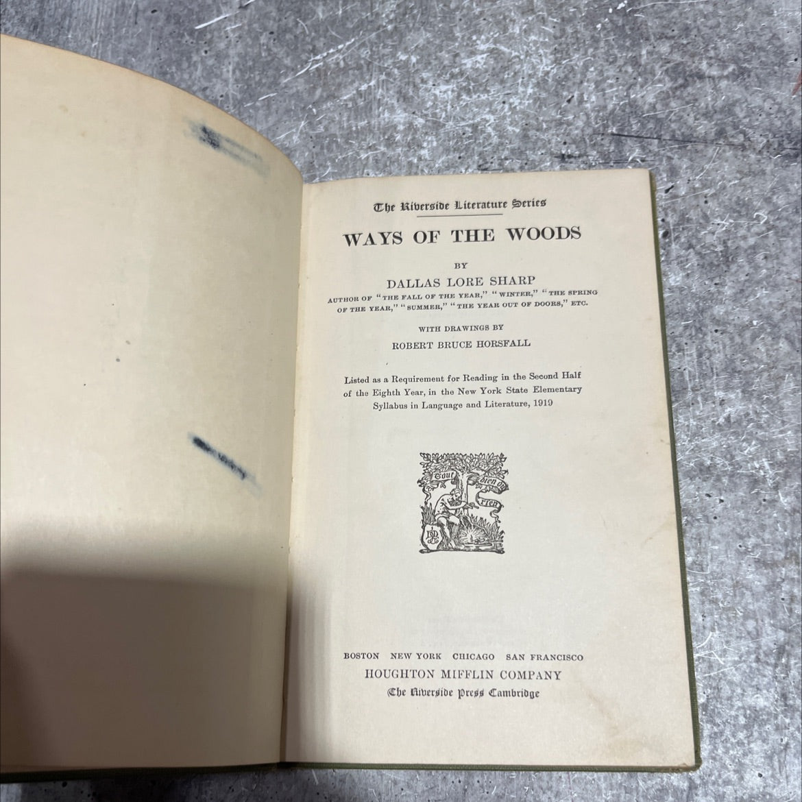 ways of the woods book, by dallas lore sharp, 1912 Hardcover image 2
