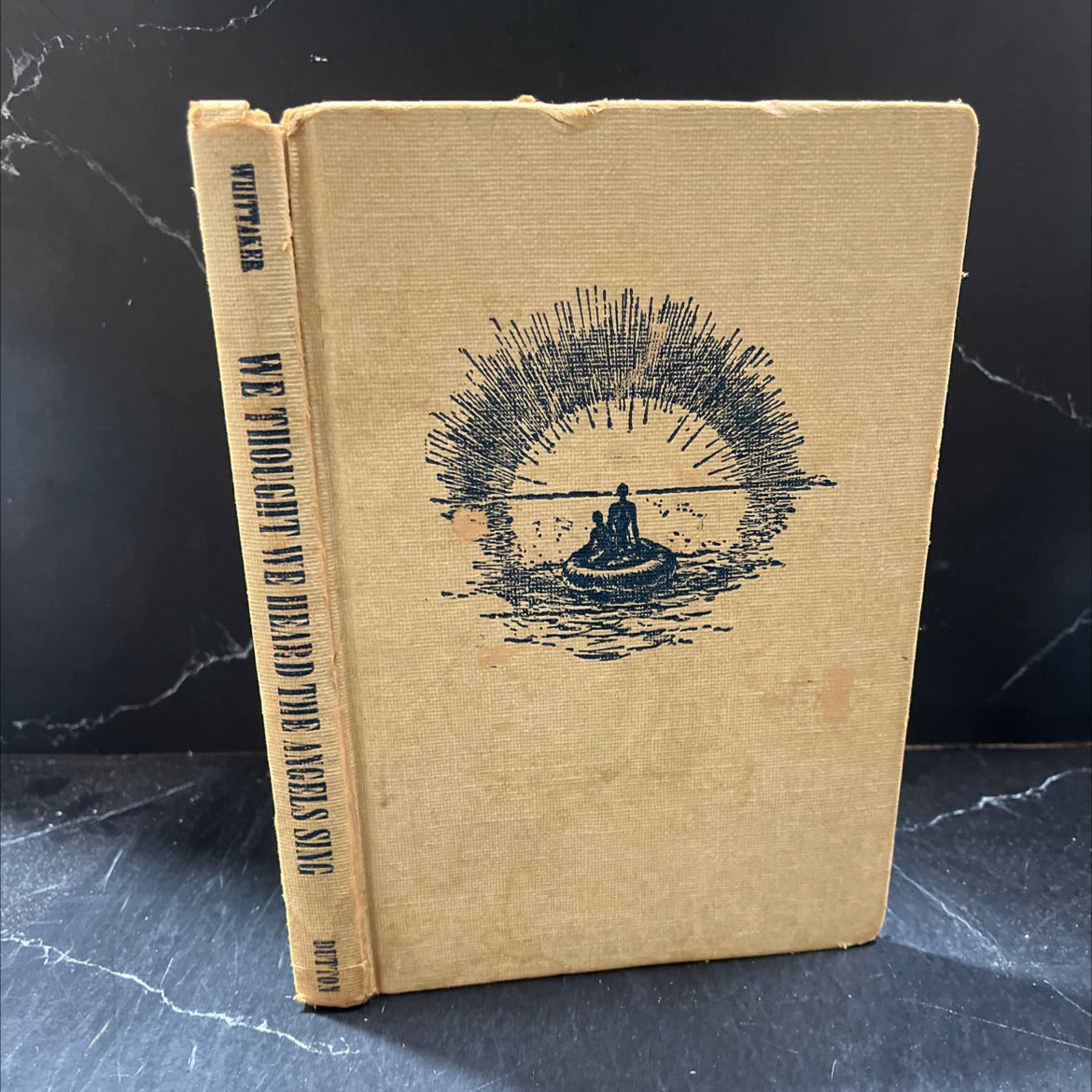 SIGNED we thought we heard the angels sing book, by lieutenant james c. whittaker, 1948 Hardcover, Vintage image 1