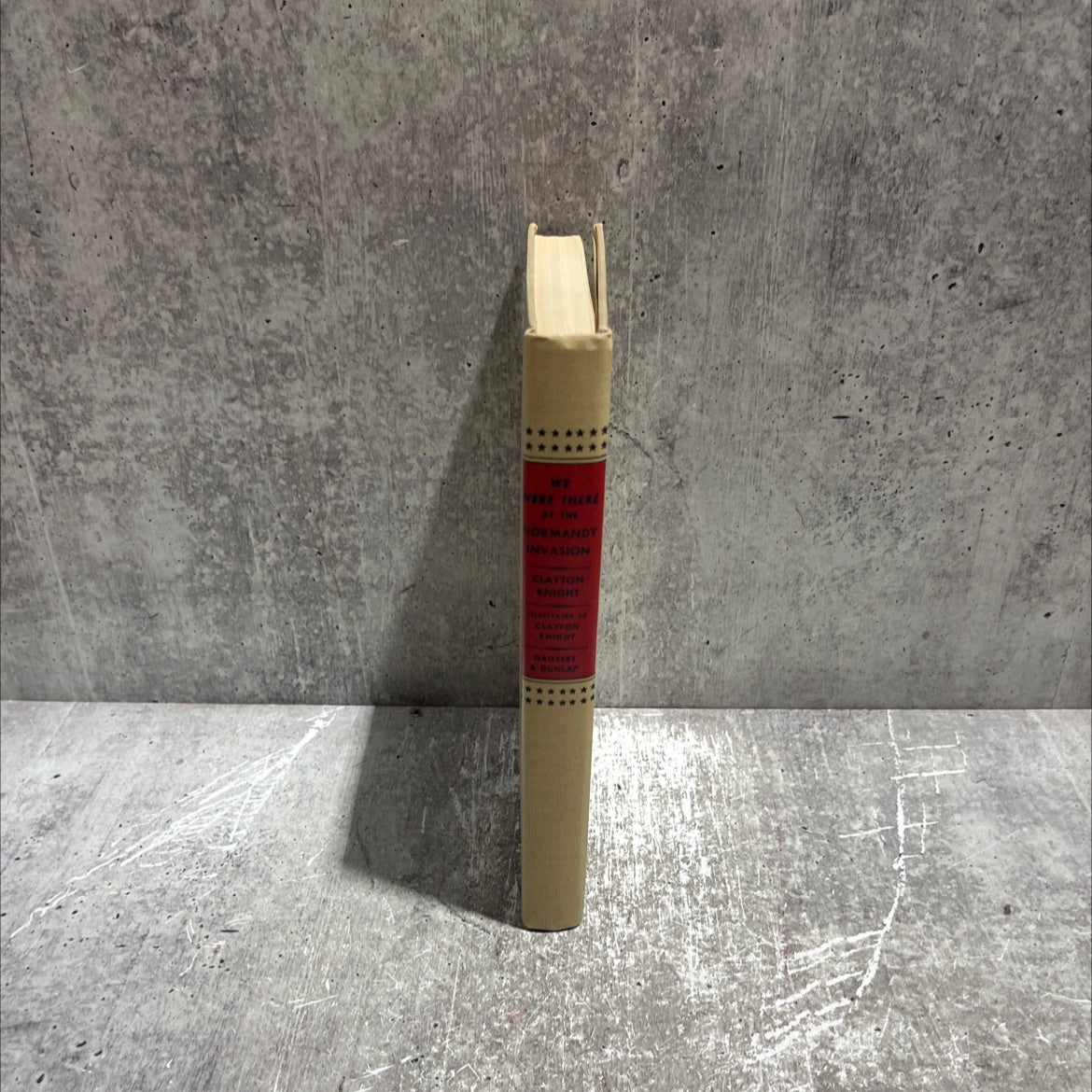 we were there at the normandy invasion book, by clayton knight, 1956 Hardcover image 4
