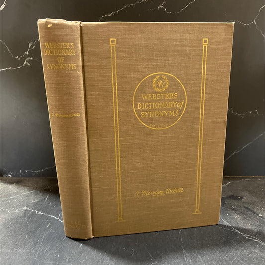 webster's dictionary of synonyms book, by g. & c. merriam co., 1951 Hardcover image 1