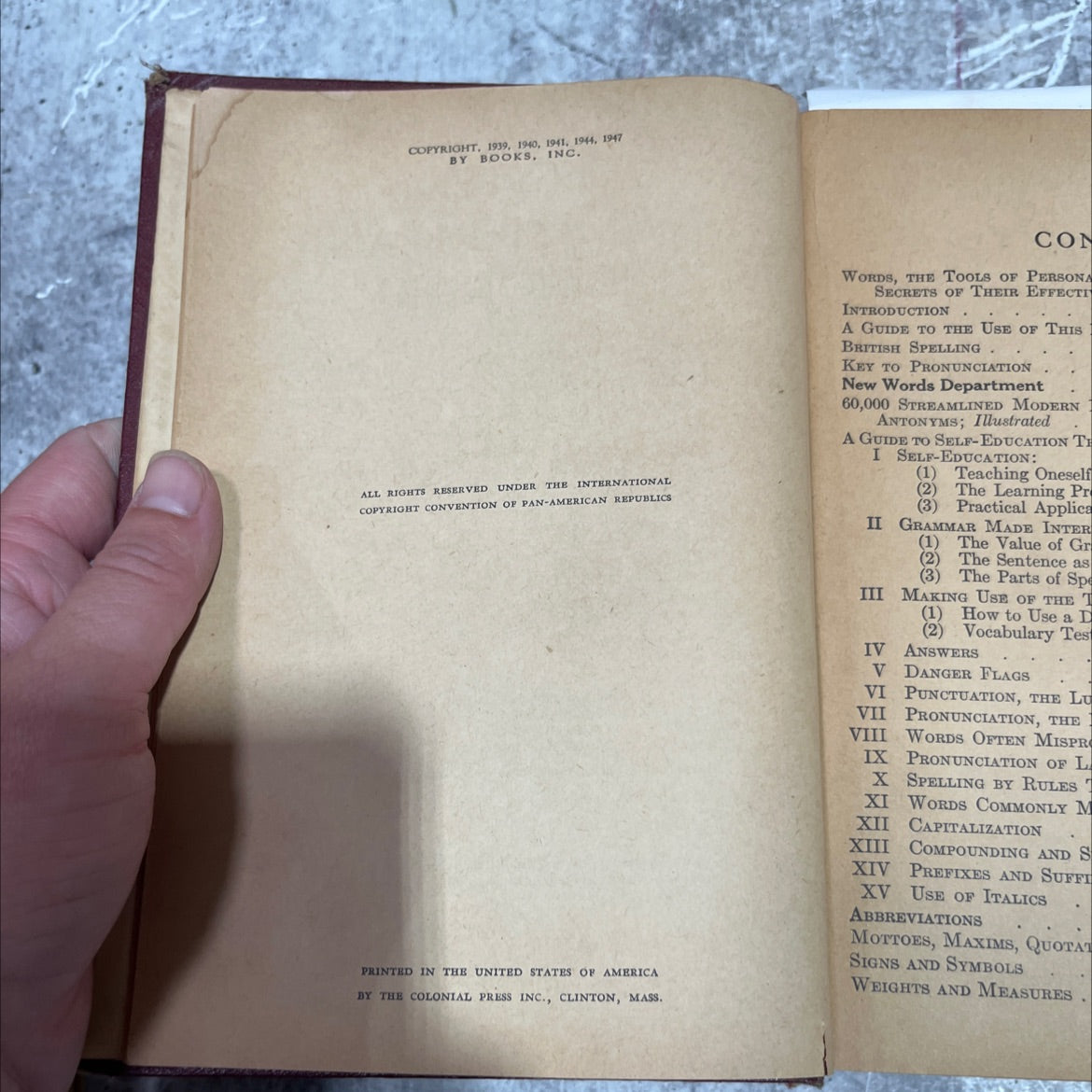 webster's new american dictionary completely new and up to date book, by lewis m. adams, edward n. teall, c. ralph image 3