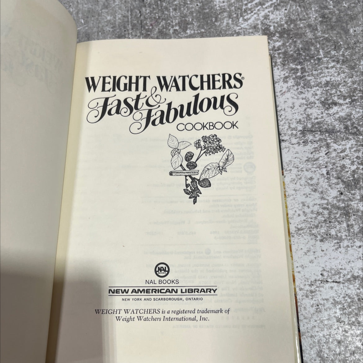 weight watchers fast and fabulous cookbook book, by weight watchers international, 1983 Hardcover image 2