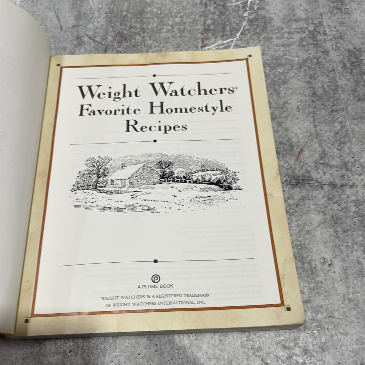 weight watchers favorite homestyle recipes book, by weight watchers international, 1994 Paperback image 2