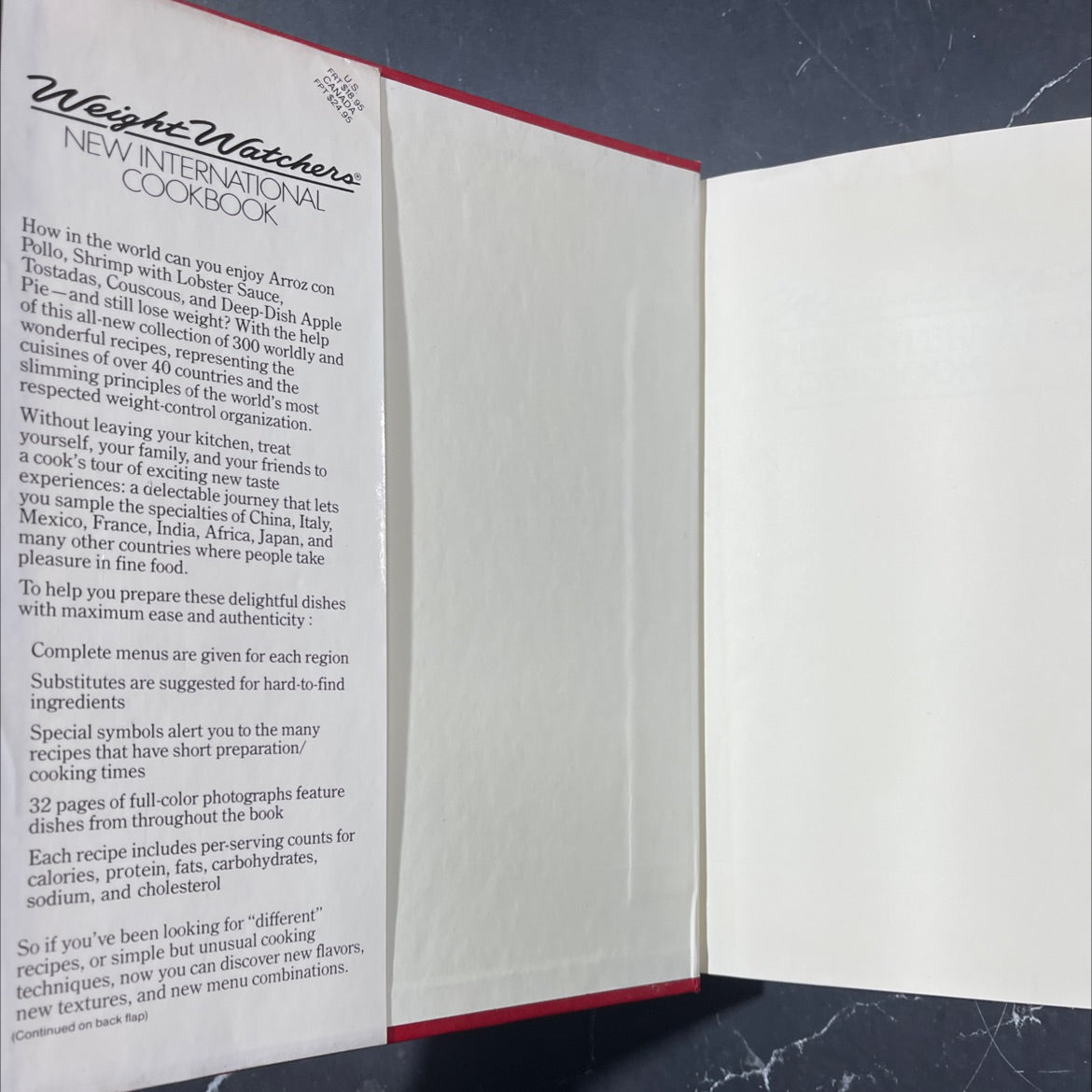 weight watchers new international cookbook book, by weight watchers international, 1985 Hardcover image 4