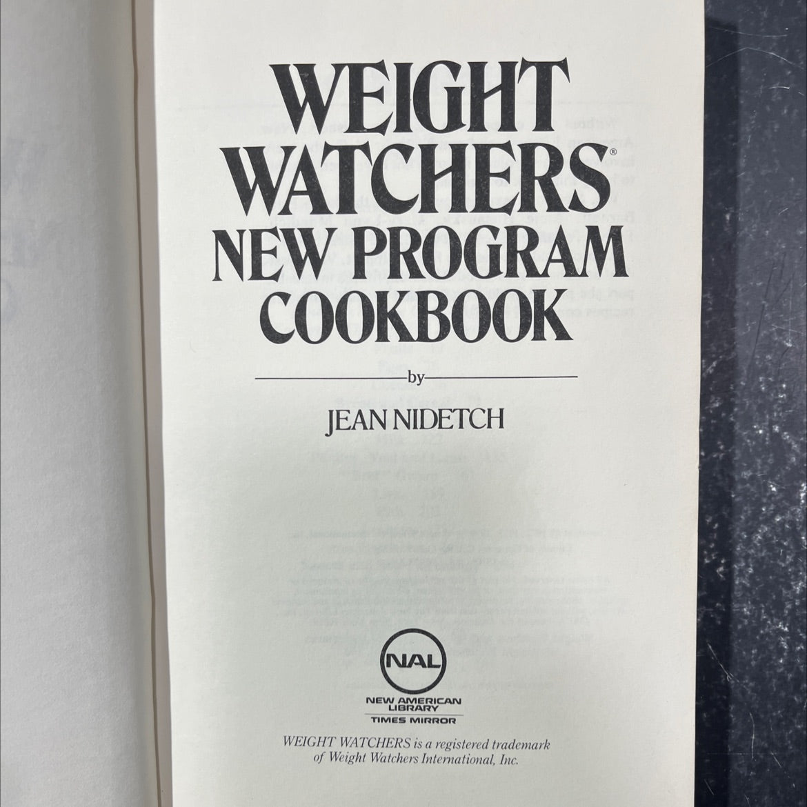 weight watchers new program cookbook book, by jean nidetch, 1978 Hardcover image 2