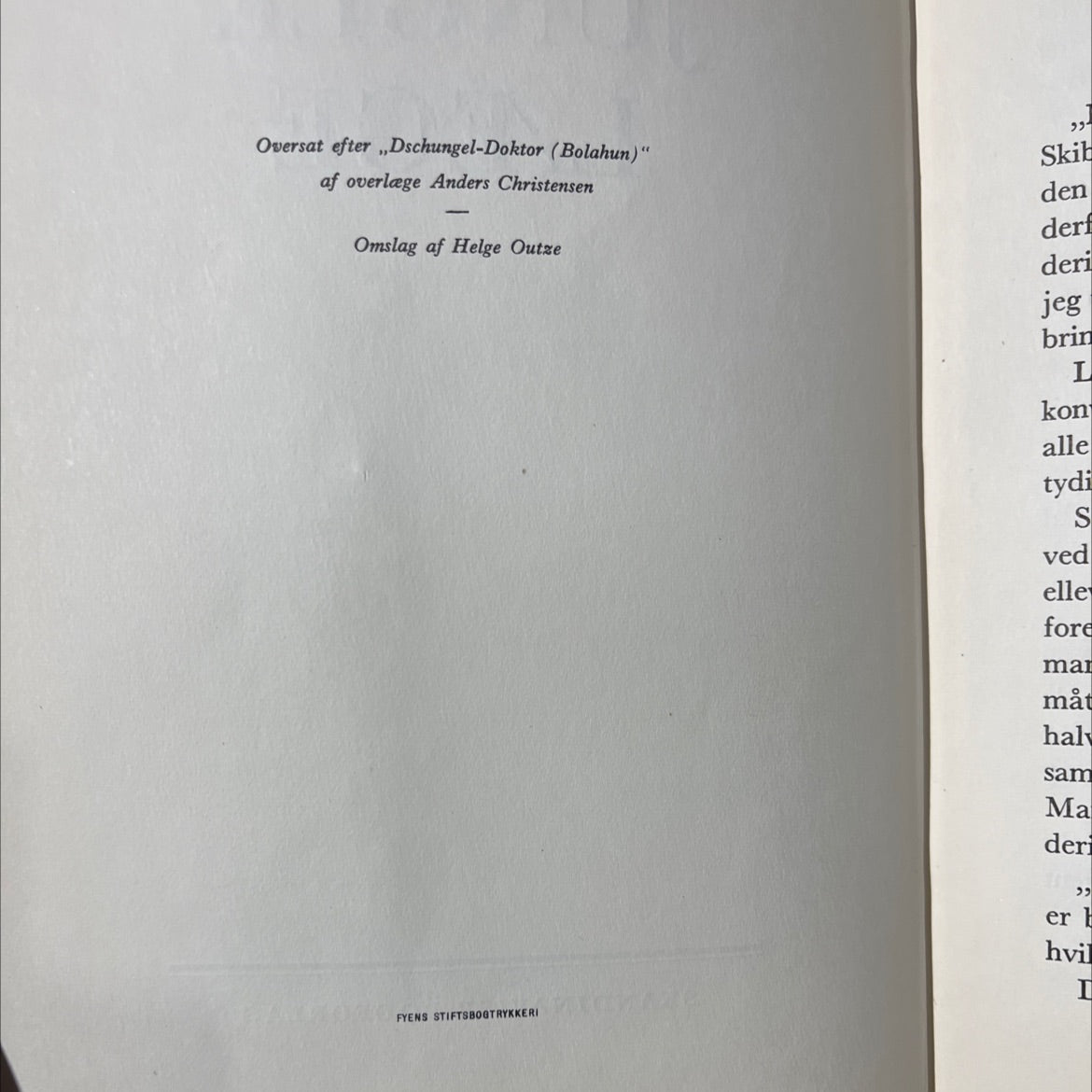 werner junge jungle doctor book, by anders christensen, 1970 Leather image 3