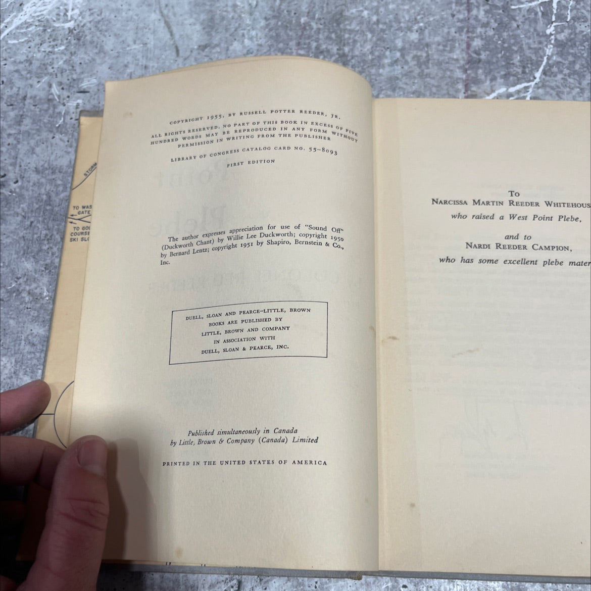 west point plebe book, by colonel red reeder, 1955 Hardcover image 3