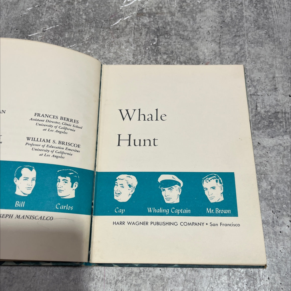 whale hunt book, by frances berres, william s. briscoe, 1967 Hardcover image 2