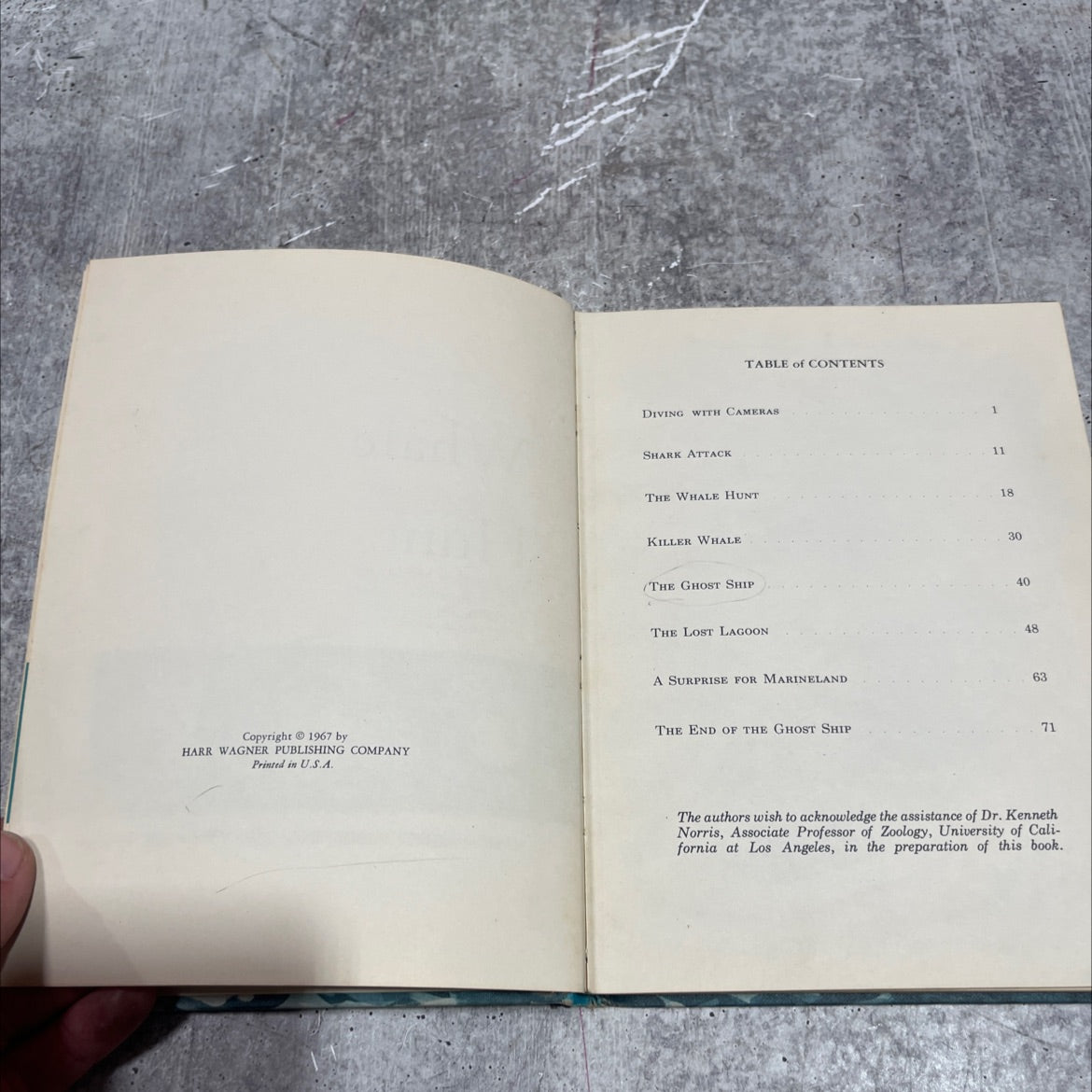 whale hunt book, by frances berres, william s. briscoe, 1967 Hardcover image 3