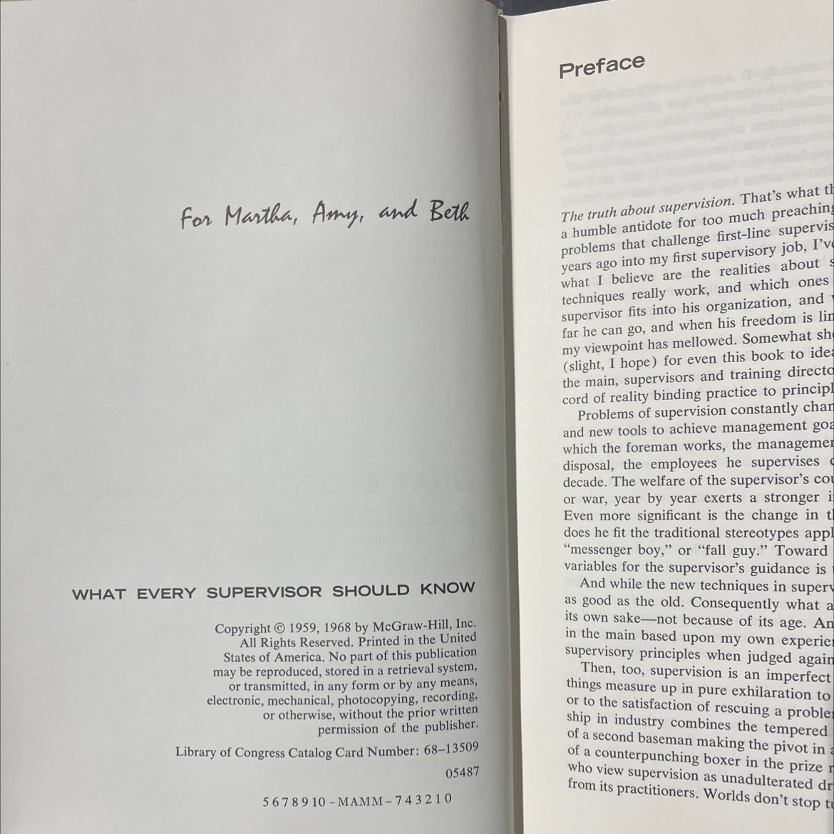 what every supervisor should know book, by lester r. bittel, 1968 Hardcover image 3