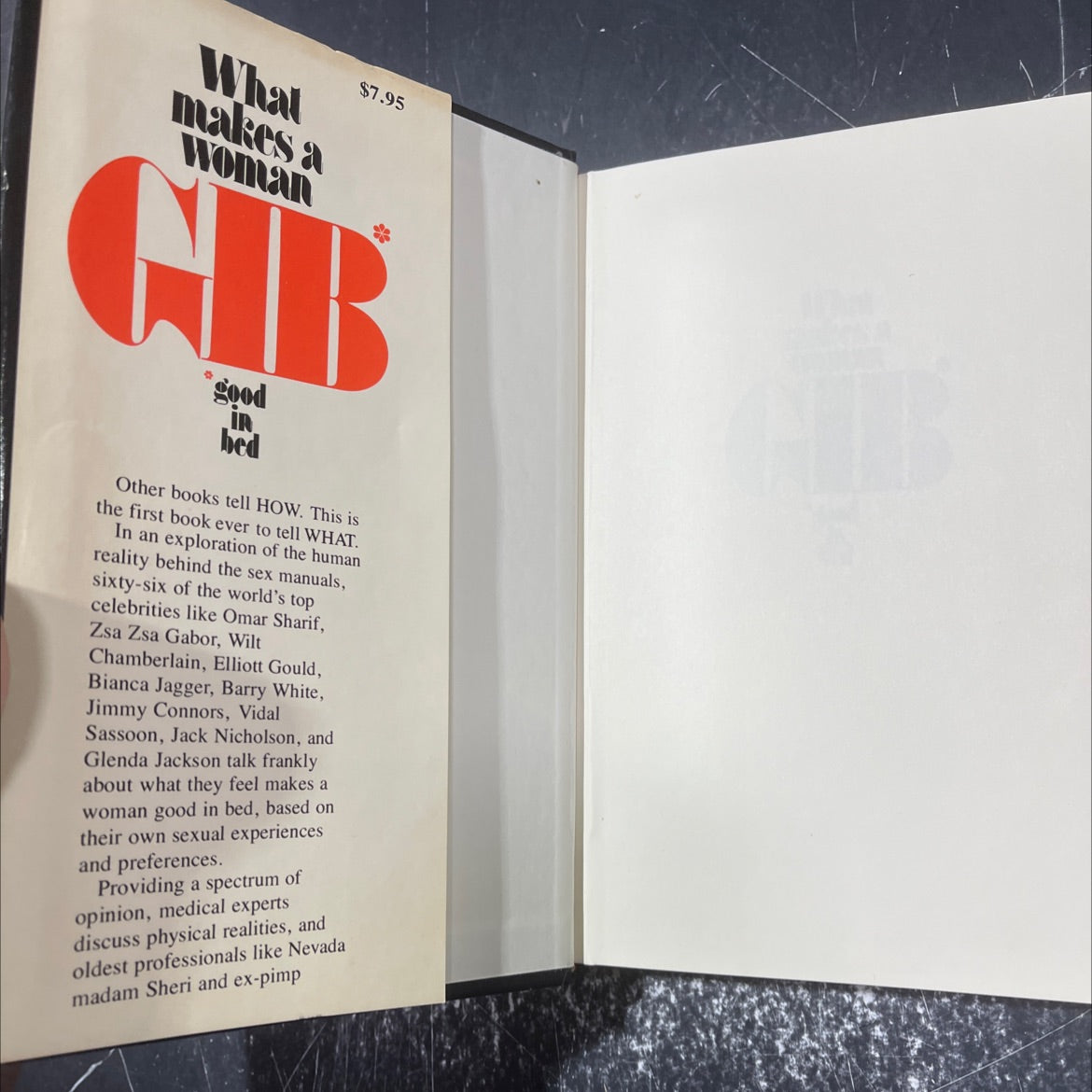 what makes a woman good in bed book, by Wendy Leigh, 1977 Hardcover image 4