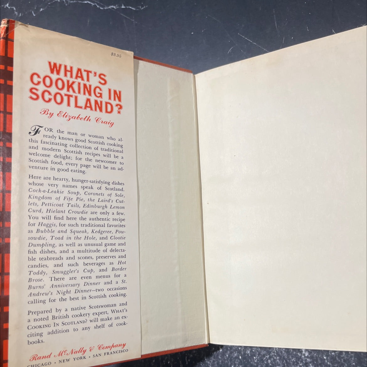 what's cooking in scotland book, by elizabeth craig, 1965 Hardcover image 4