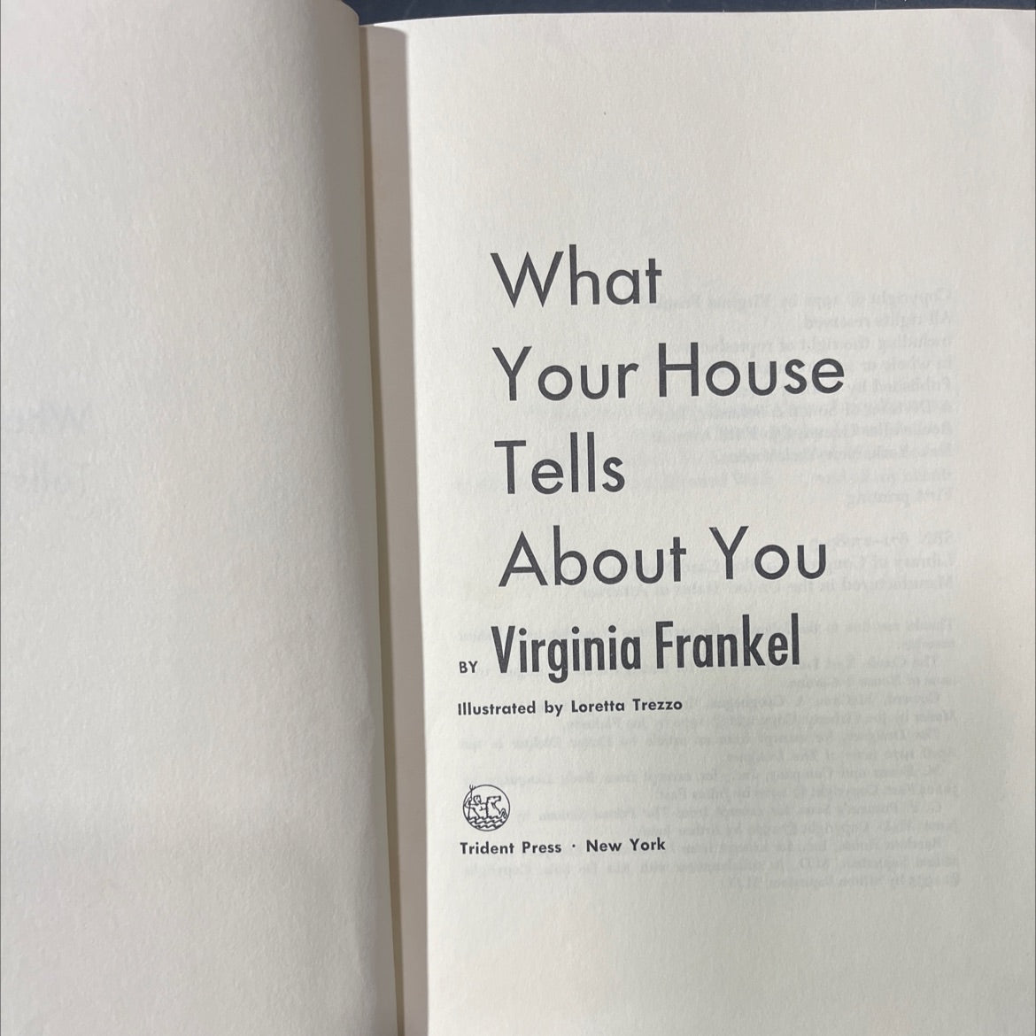 what your house tells about you book, by virginia frankel, 1972 Hardcover image 2