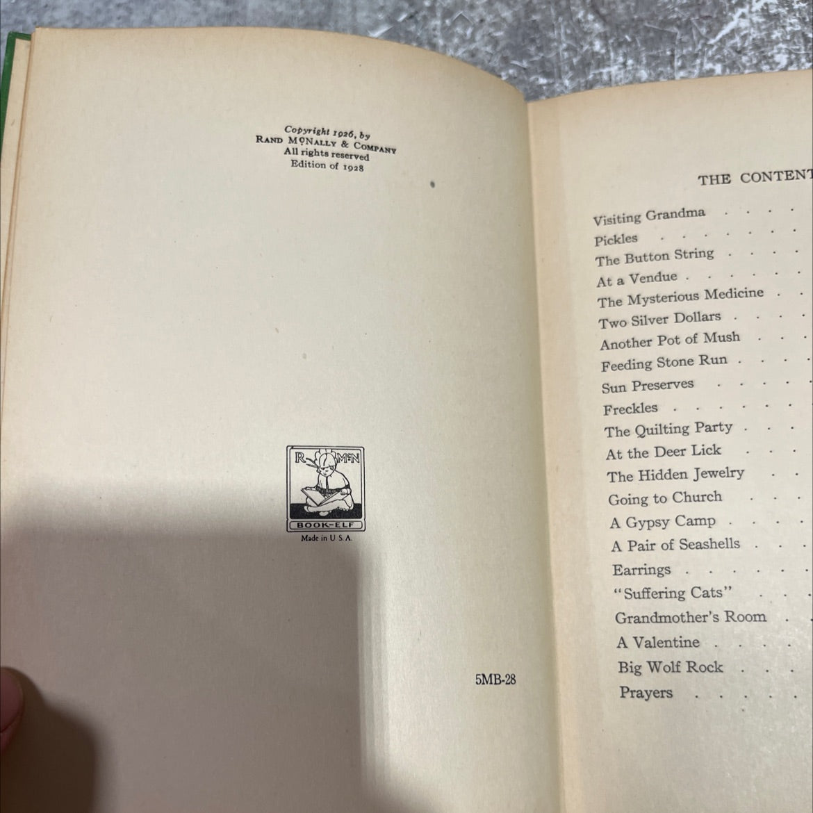 when grandma was a little girl book, by stella c. shetter, 1928 Hardcover image 3