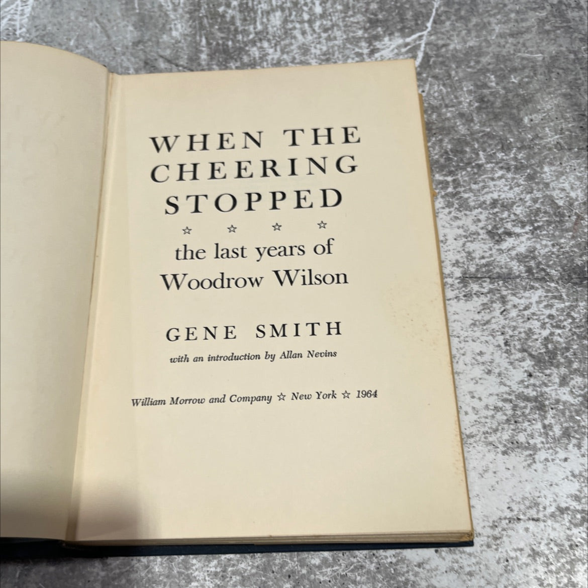 when the cheering stopped \nAuthor: gene smith \nYear: 1964 \nSeries: unknown \nPrinting: unknown \nSynopsis: A image 2