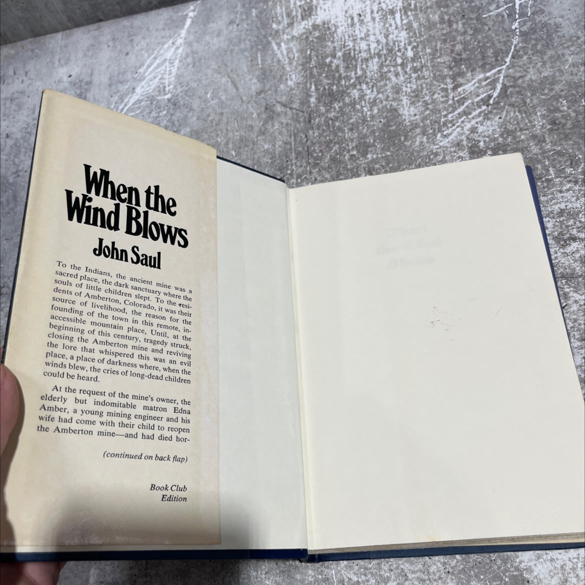 when the wind blows book, by john saul, 1981 Hardcover image 4