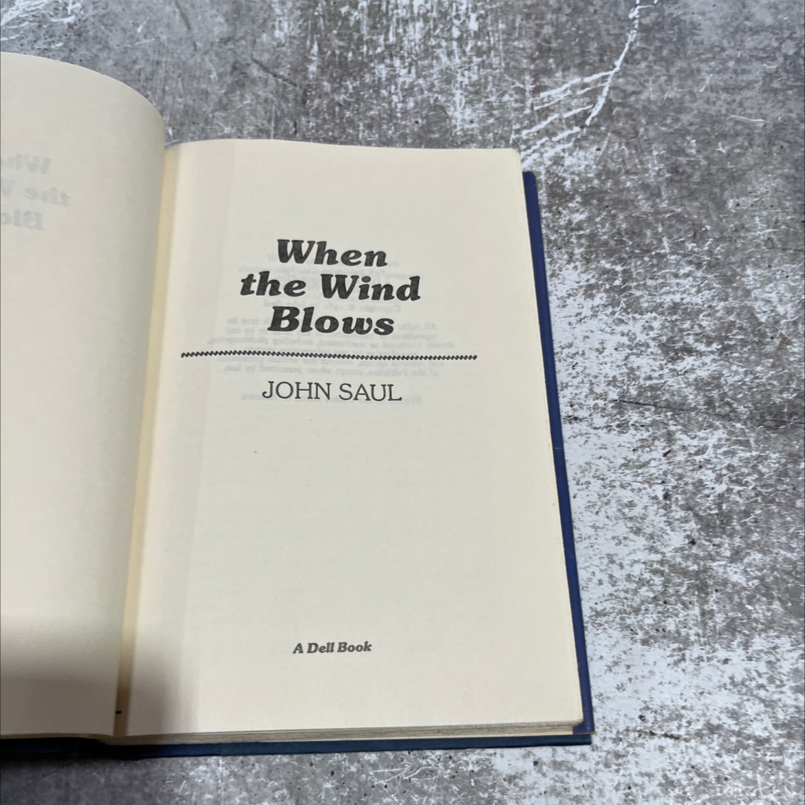 when the wind blows book, by john saul, 1981 Hardcover image 2