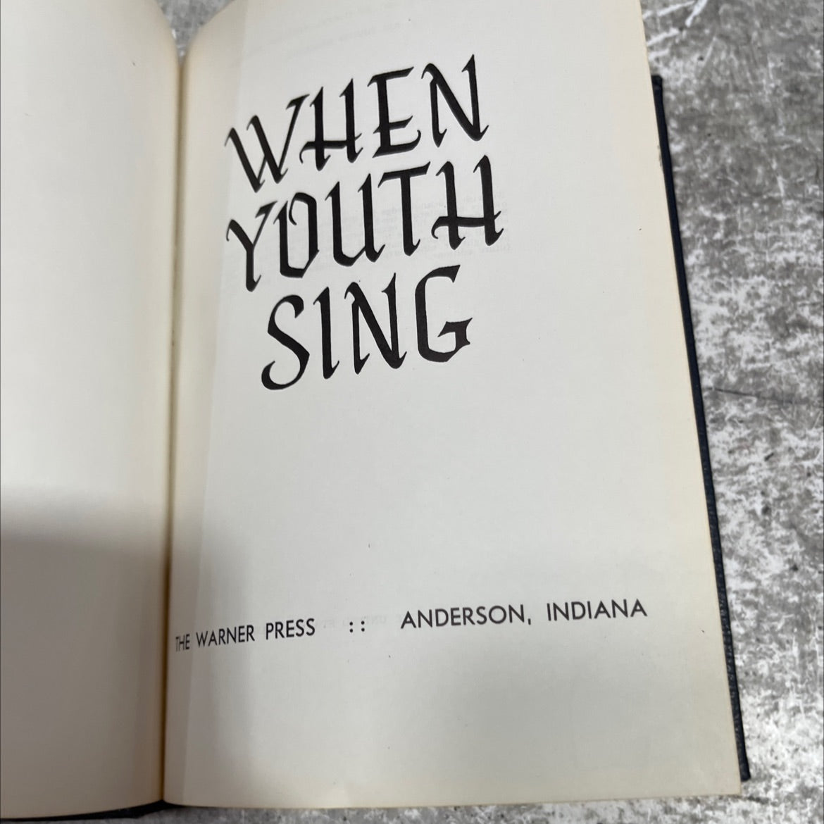 when youth sing book, by unknown, 1961 Hardcover image 2