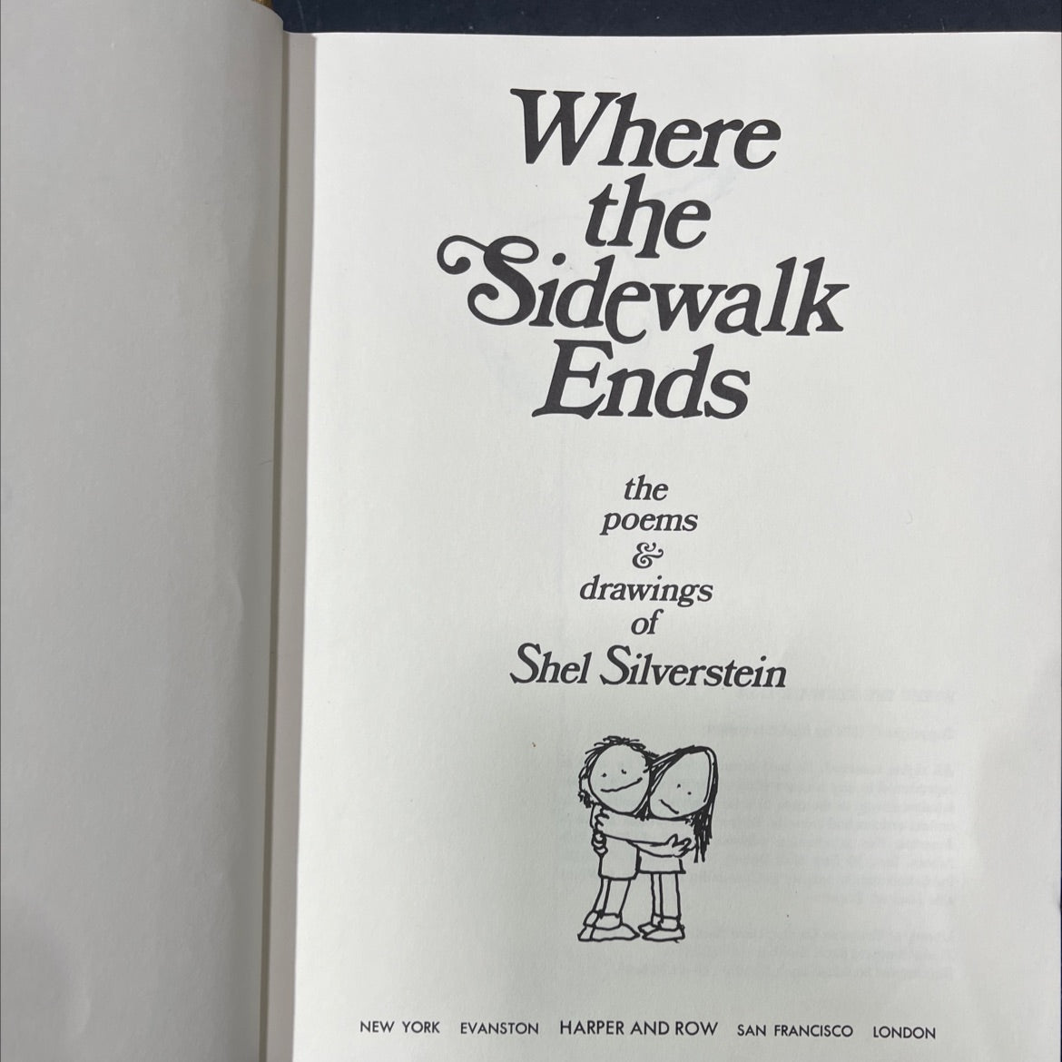 where the sidewalk ends book, by Shel Silverstein, 1974 Hardcover image 2