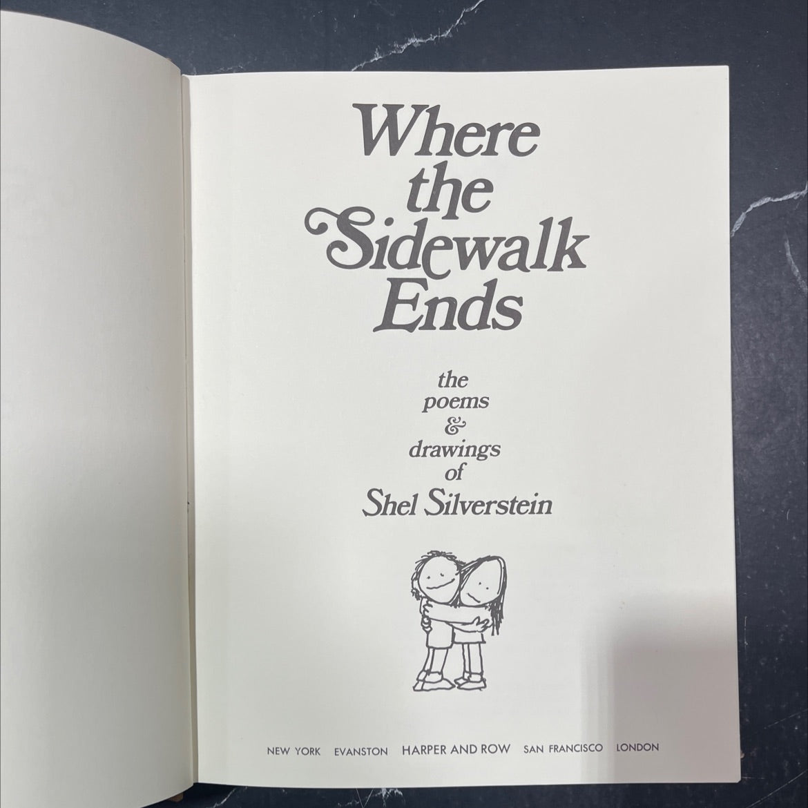 where the sidewalk ends book, by shel silverstein, 1974 Hardcover image 2