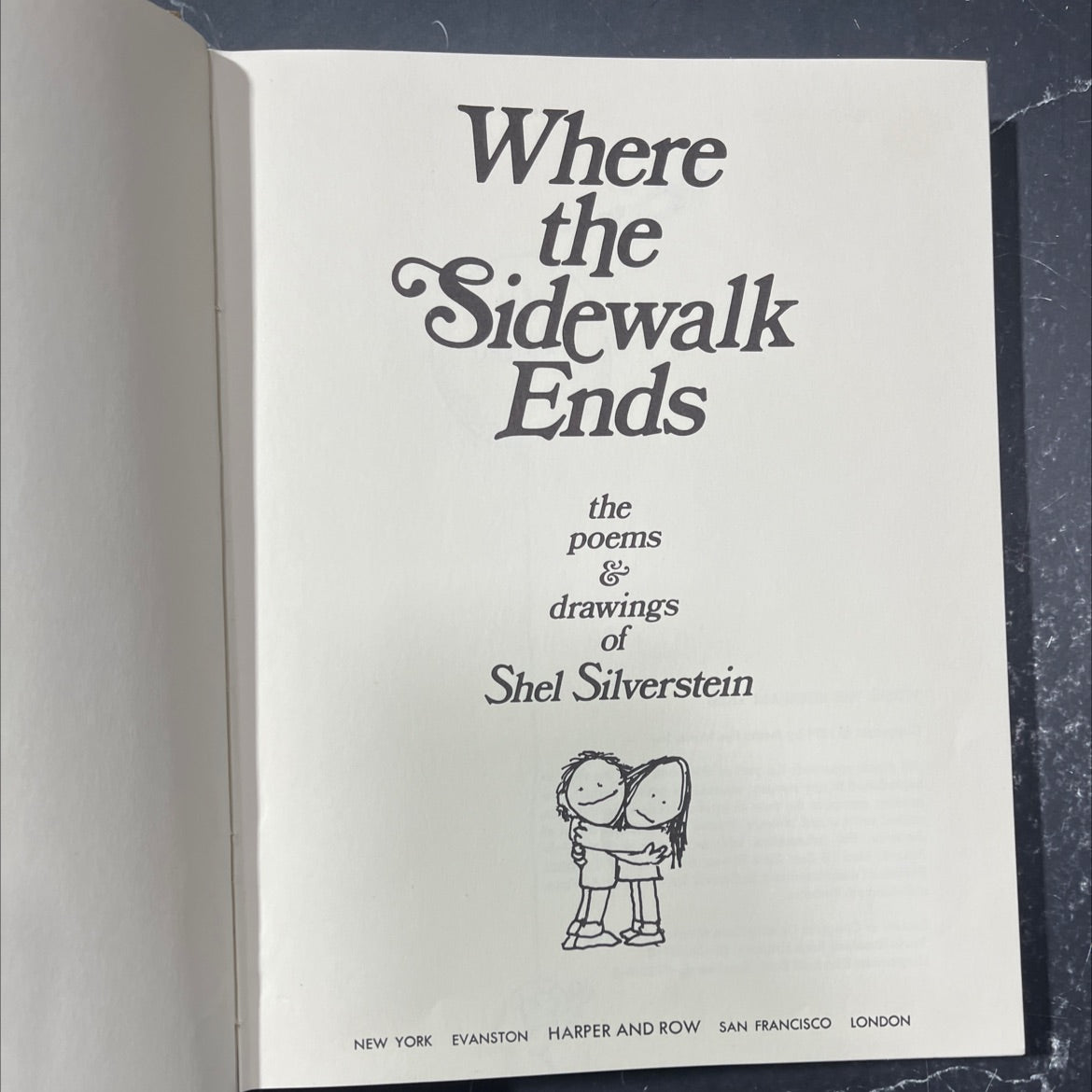 where the sidewalk ends book, by shel silverstein, 1974 Hardcover image 2