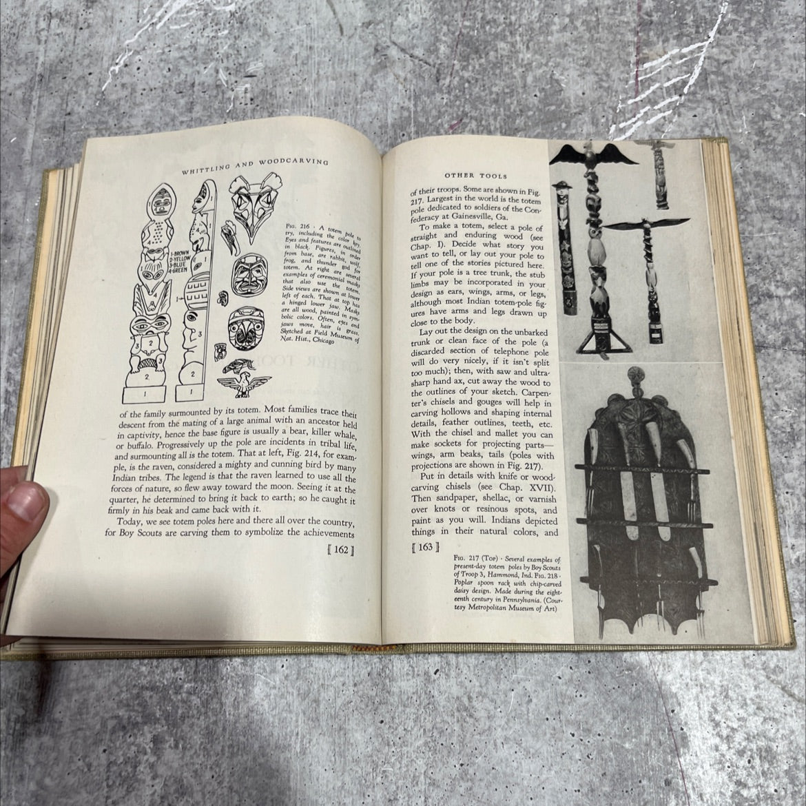 whittling and wood carving book, by e. j. tangerman, 1936 Hardcover image 4