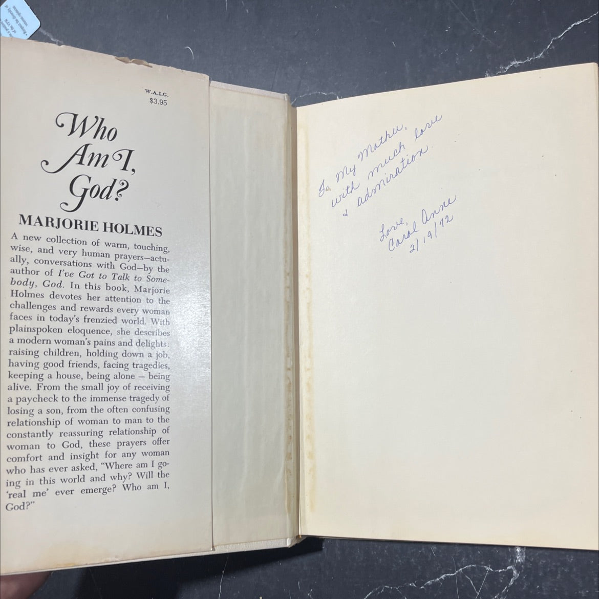 who am i, god? book, by marjorie holmes, 1971 Hardcover image 4