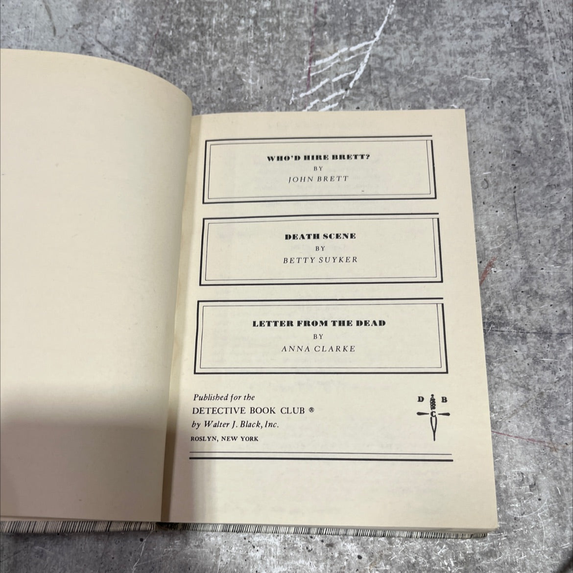 who'd hire brett? book, by john brett, 1981 Hardcover image 2