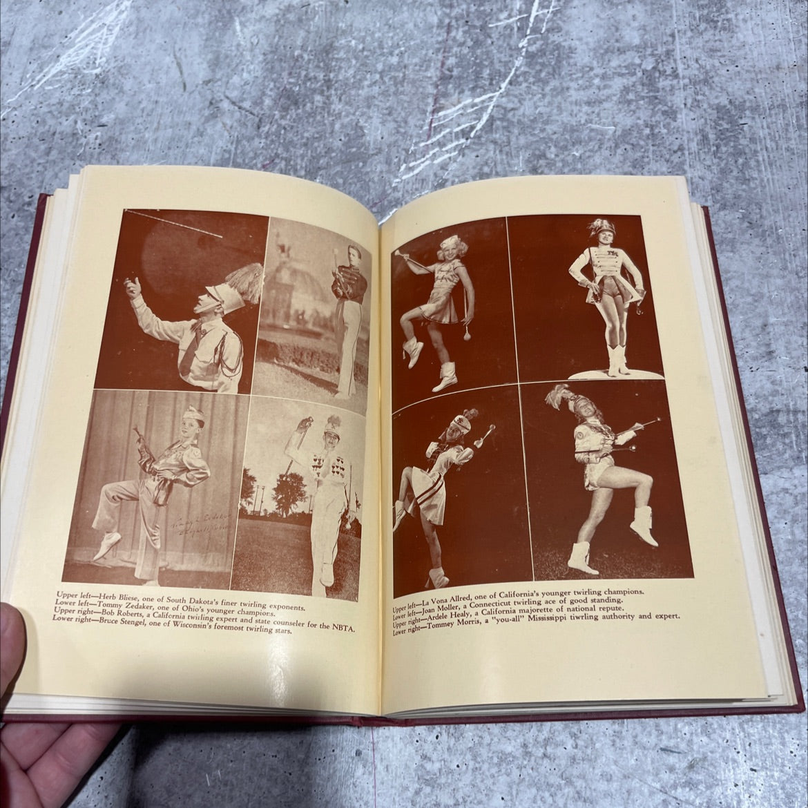 who's who in baton twirling book, by don sartell, 1950 Hardcover image 4