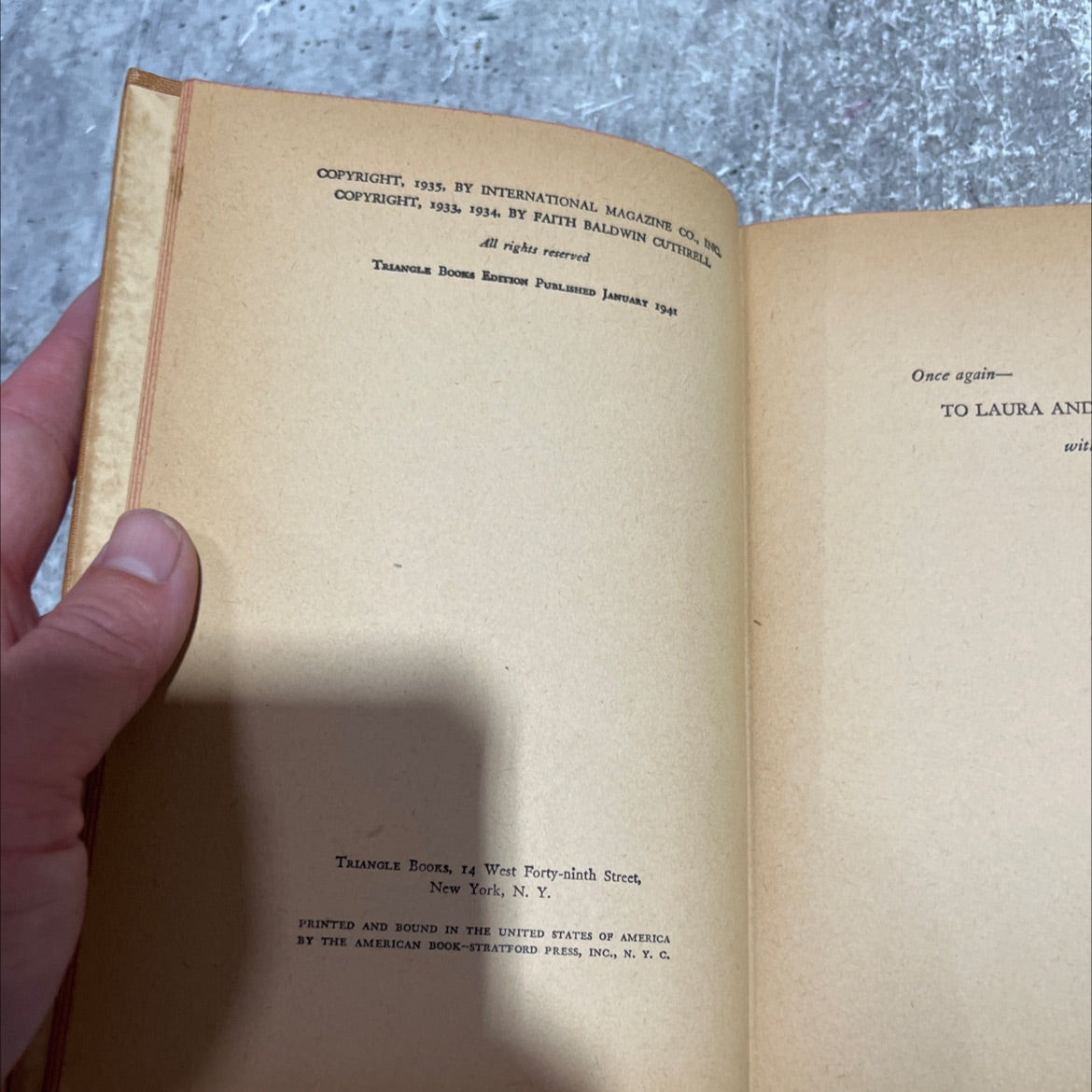 wife vs. secretary together with two complete novelettes book, by faith baldwin, 1941 Hardcover image 3
