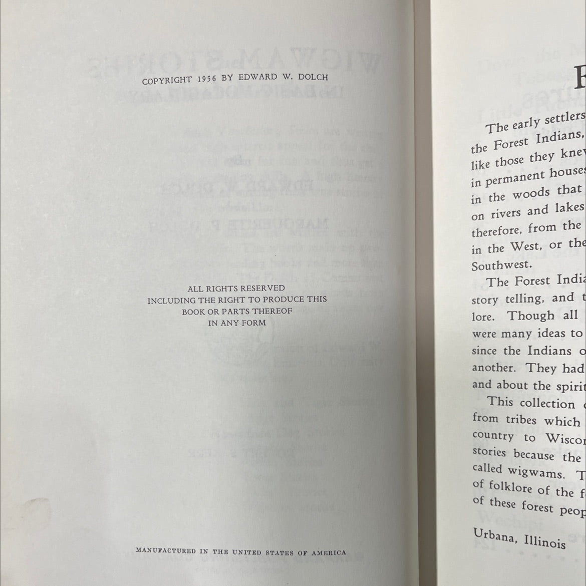 wigwam stories in basic vocabulary book, by edward w. dolch, marguerite p. dolch, 1956 Hardcover image 3