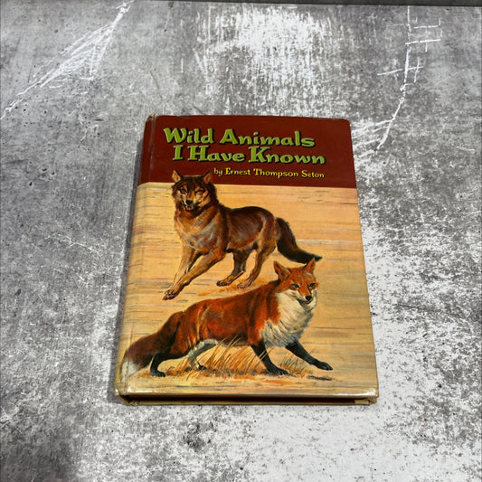 wild animals i have known book, by ernest thompson seton, 1961 Hardcover image 1