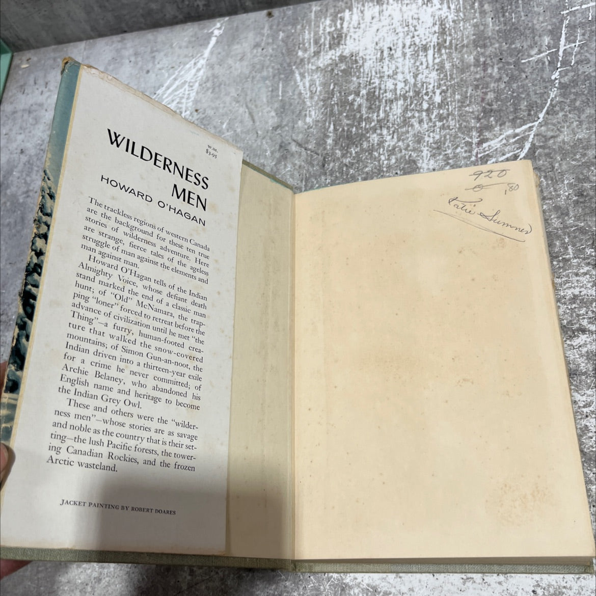 wilderness men book, by howard o'hagan, 1958 Hardcover image 4