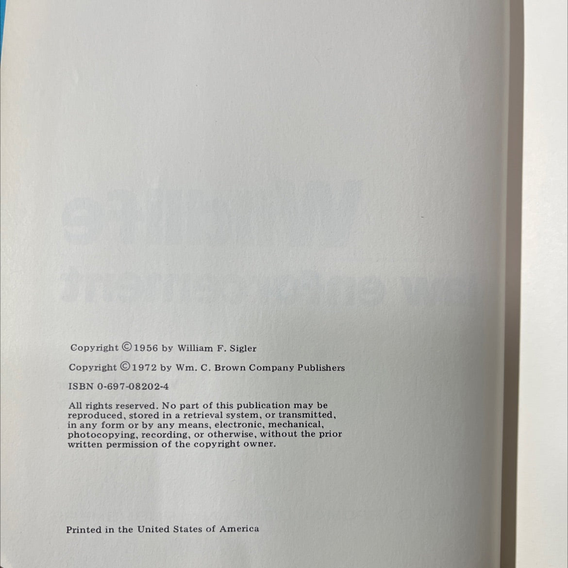 wildlife law enforcement book, by William F. Sigler, 1972 Hardcover image 3