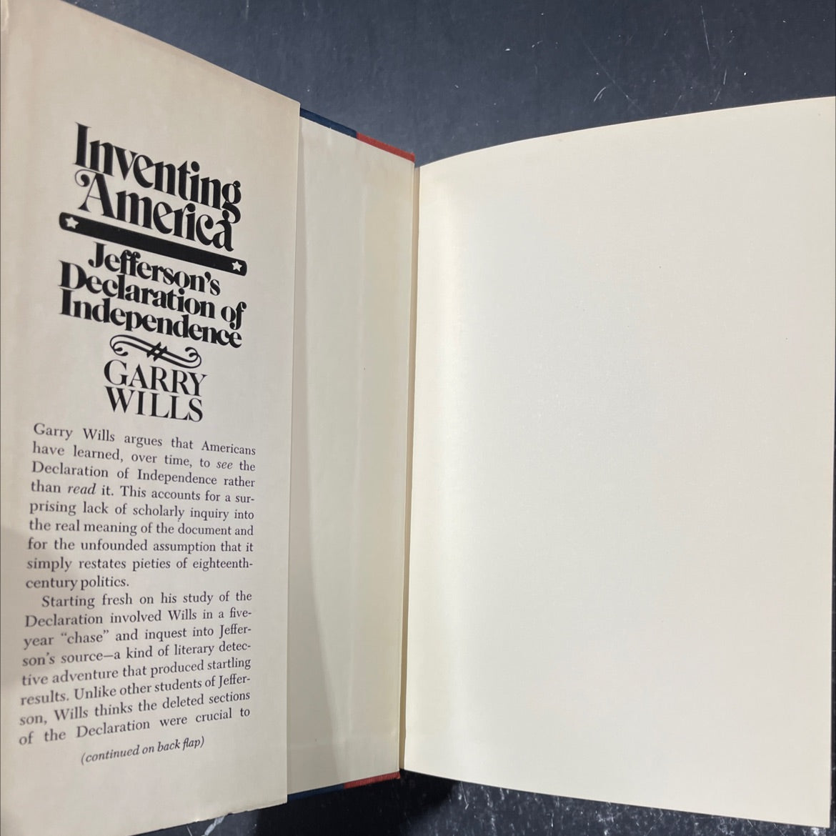 wills olic freedom ar inventing america ☆ jefferson's declaration of independence book, by garry wills, 1978 Hardcover image 4