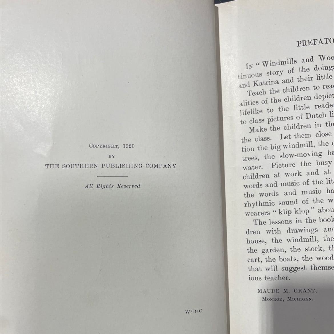 windmills and wooden shoes book, by maude m. grant, 1920 Hardcover image 3