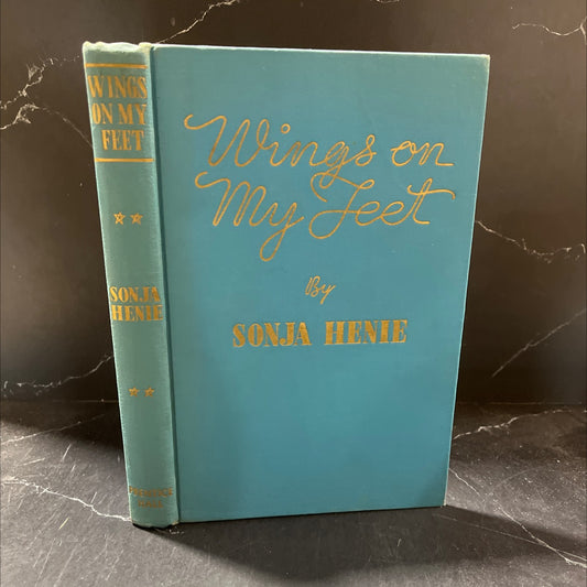wings on my feet book, by sonja henie, 1940 Hardcover image 1