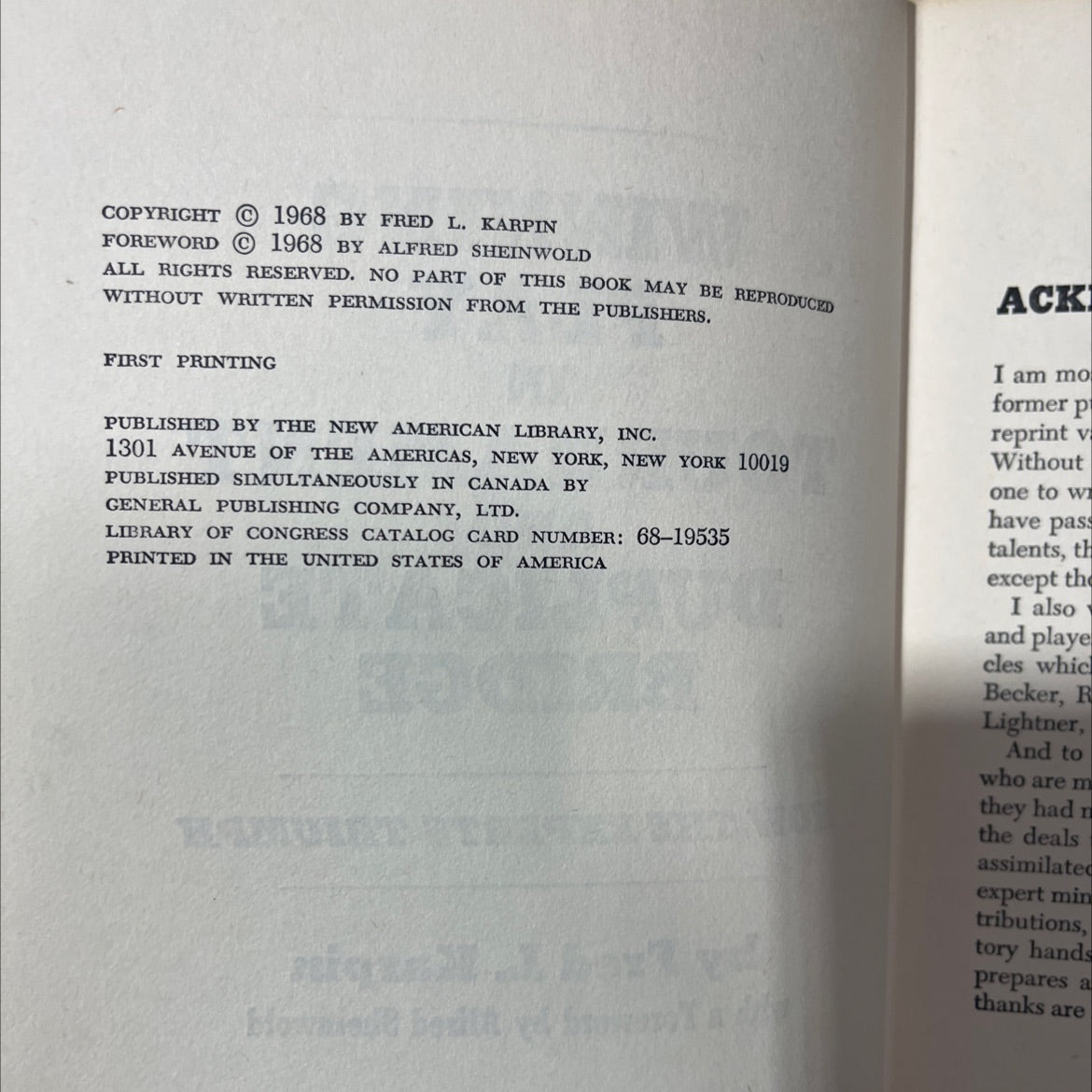 winning play in tournament and duplicate bridge how the experts triumph book, by fred l. karpin, 1968 Hardcover image 3
