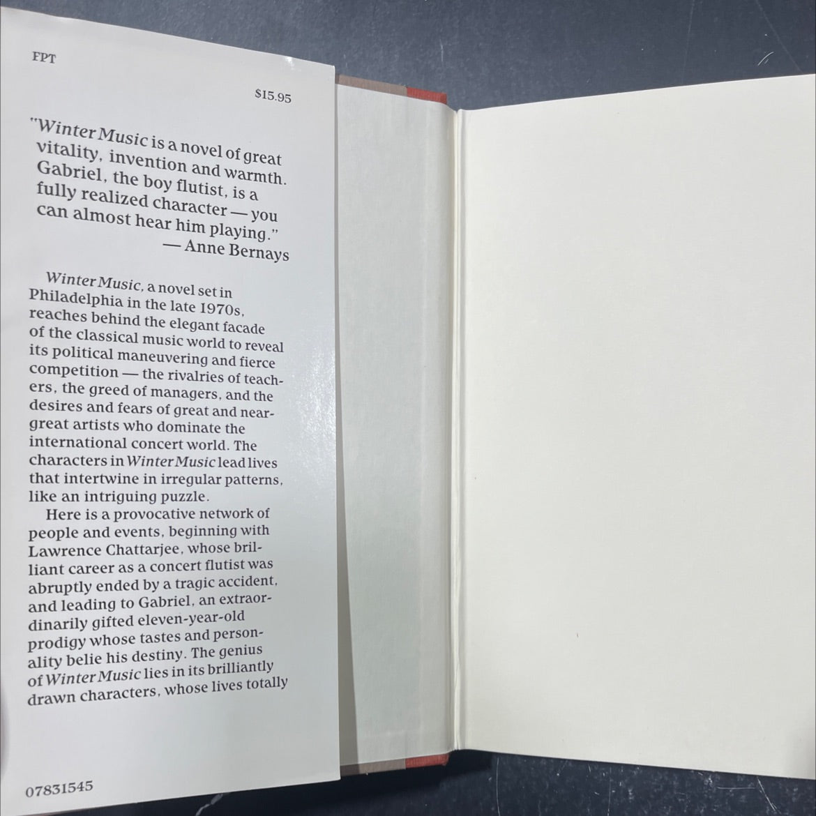 winter music book, by karen rile, 1983 Hardcover image 4