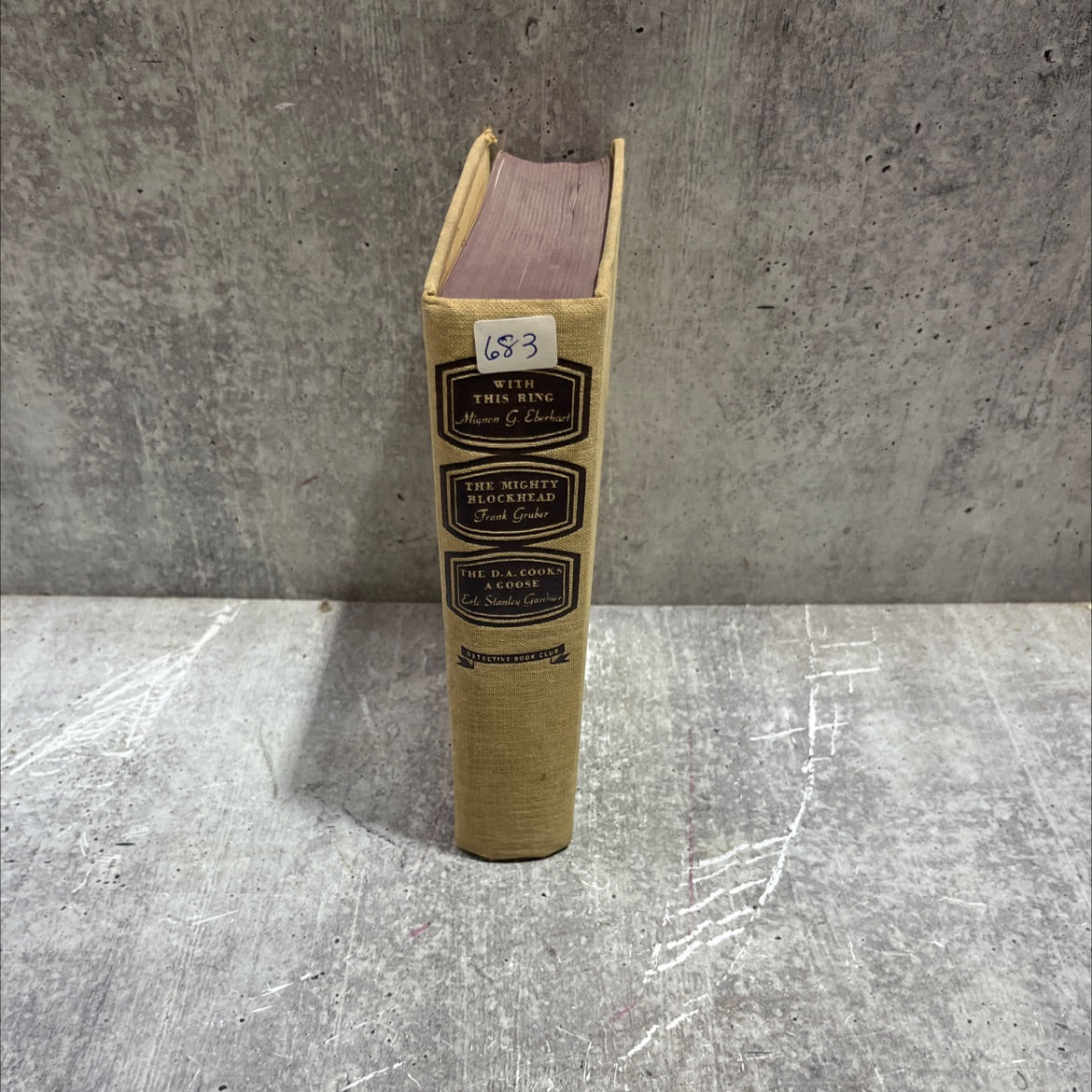 with this ring book, by mignon g. eberhart, 1942 Hardcover image 4