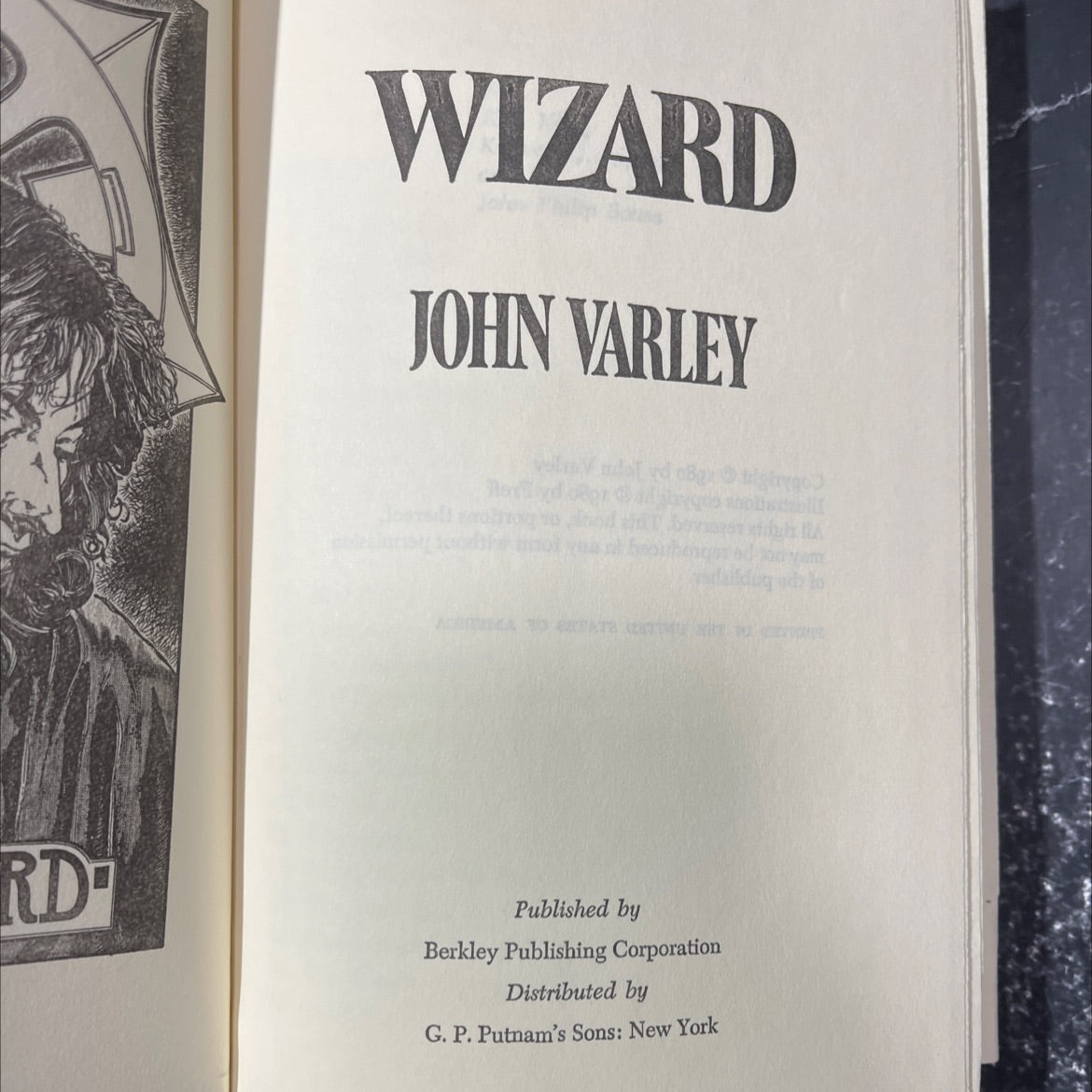 wizard book, by John Varley, 1980 Hardcover image 2