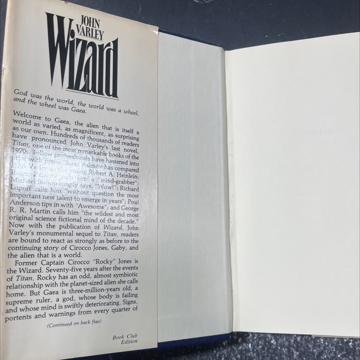 wizard book, by John Varley, 1980 Hardcover image 4