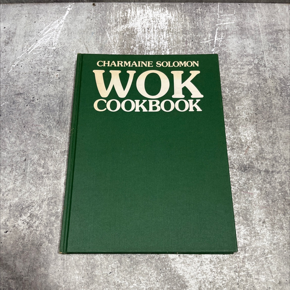 wok cookbook book, by charmaine solomon, 1981 Hardcover image 1