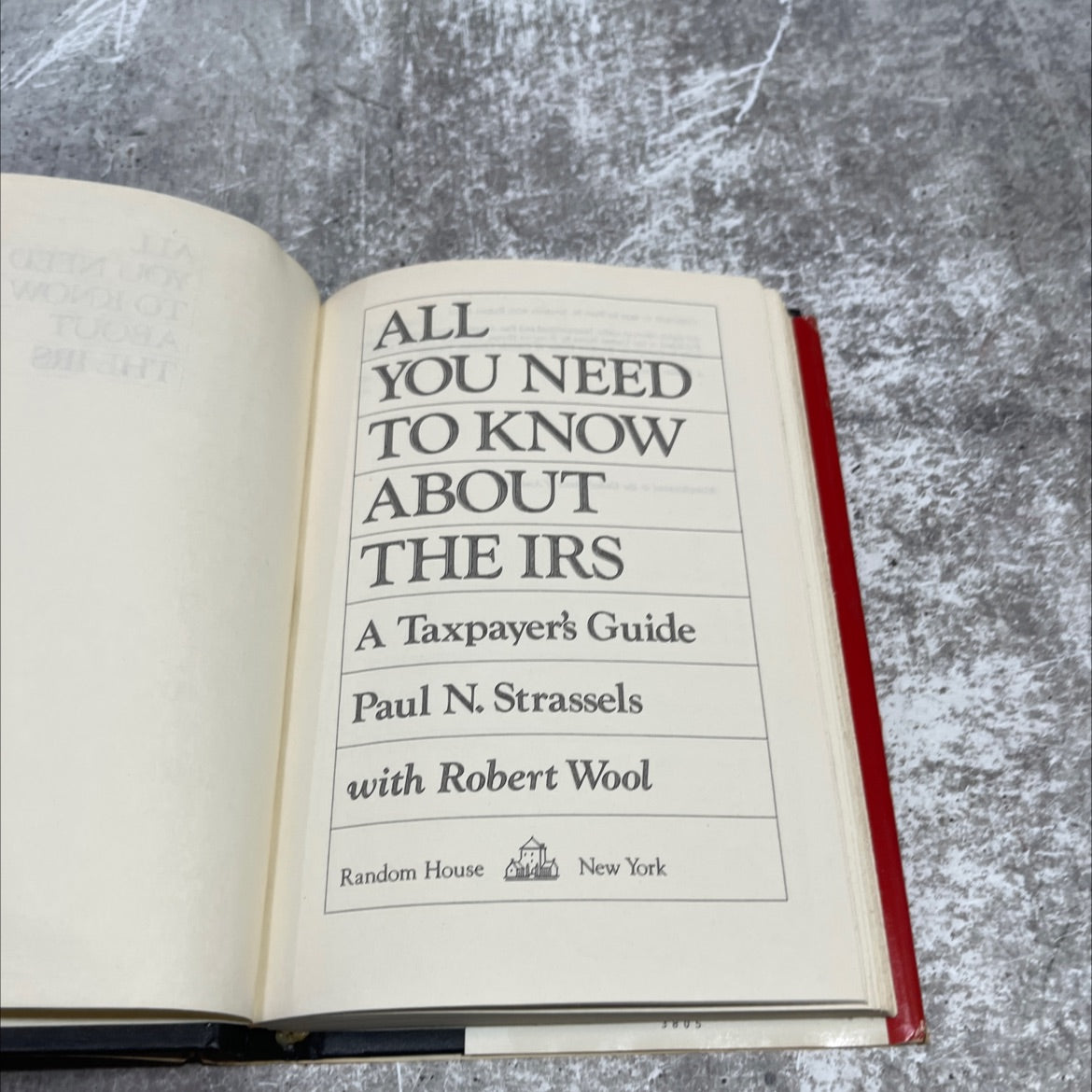 woldiot tuosa bht all you need to know about the irs a taxpayer's guide book, by Paul N. Strassels with Robert Wool, image 2