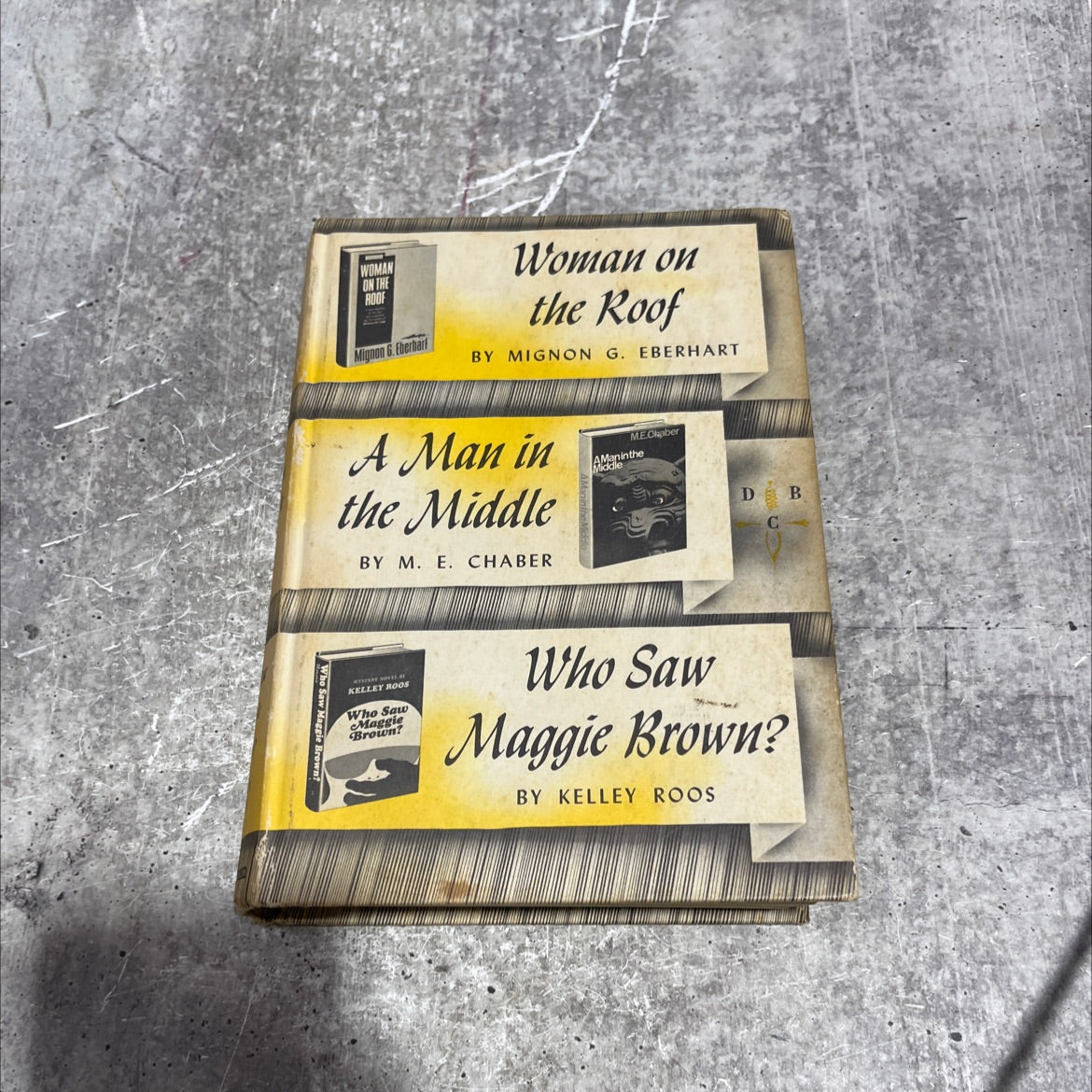 woman on the roof book, by mignon g. eberhart, 1967 Hardcover image 1