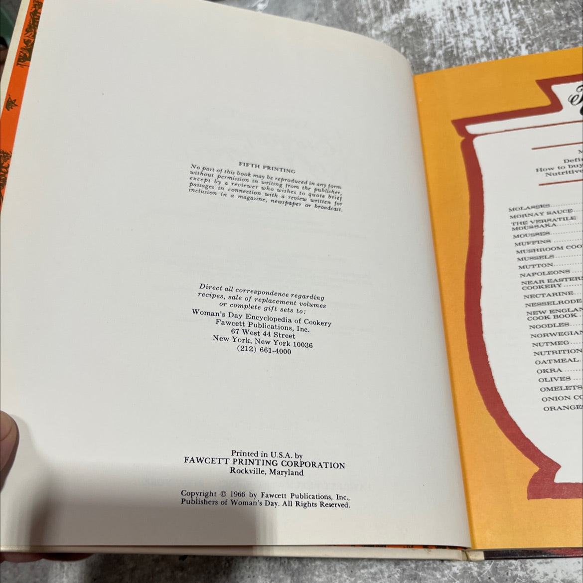 woman's day encyclopedia of cookery volume s book, by editors of woman's day, 1966 Hardcover image 3