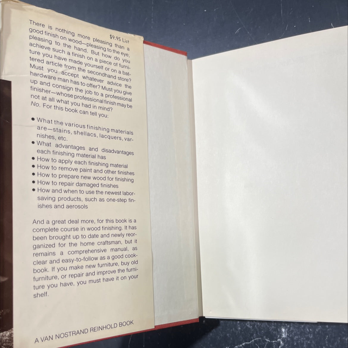 wood finishing and refinishing book, by s. w. gibbi, 1971 Hardcover image 4