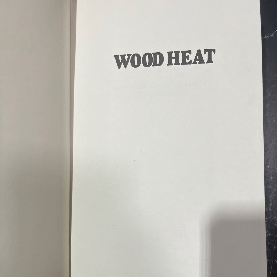 wood heat book, by unknown, 1970 Hardcover image 2